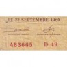 Mali - Pick 2 - 100 francs - Série D 49 - 1960 - Etat : TB