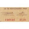 Mali - Pick 2 - 100 francs - Série D 50 - 1960 - Etat : TTB