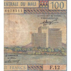 Mali - Pick 11 - 100 francs - Série F.12 - 1972 - Etat : TB-