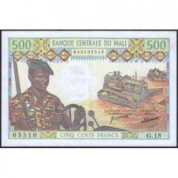 Mali - Pick 12d - 500 francs - Série G.18 - 1979 - Etat : SUP+
