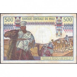 Mali - Pick 12f - 500 francs - Série F.24 - 1981 - Etat : TB+