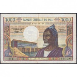 Mali - Pick 13a - 1'000 francs - Série B.4 - 1970 - Etat : TTB