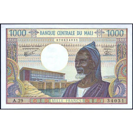 Mali - Pick 13e - 1'000 francs - Série A.29 - 1981 - Etat : pr.NEUF