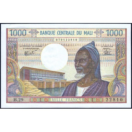 Mali - Pick 13e - 1'000 francs - Série B.29 - 1981 - Etat : SPL