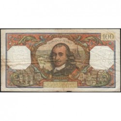 F 65-09 - 07/10/1965 - 100 francs - Corneille - Série Z.113 - Etat : B+