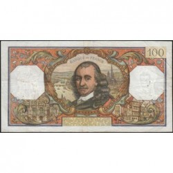 F 65-10 - 02/12/1965 - 100 francs - Corneille - Série P.119 - Etat : TB+