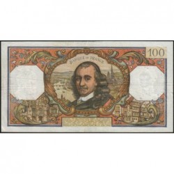 F 65-10 - 02/12/1965 - 100 francs - Corneille - Série Y.121 - Etat : TB