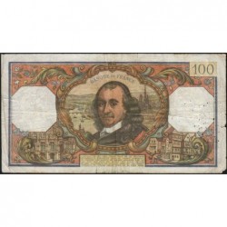 F 65-12 - 07/04/1966 - 100 francs - Corneille - Série H.151 - Etat : B+