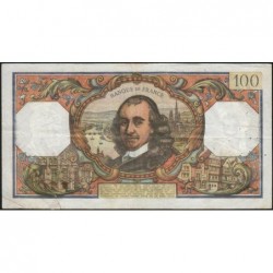 F 65-12 - 07/04/1966 - 100 francs - Corneille - Série D.157 - Etat : B
