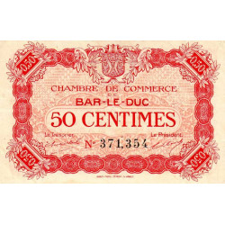 Bar-le-Duc - Pirot 19-9 - 50 centimes - 01/09/1917 - Etat : TTB+