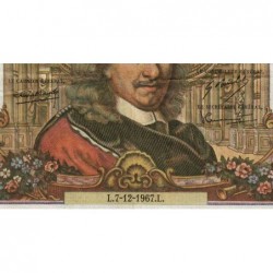 F 65-19 - 07/12/1967 - 100 francs - Corneille - Série Z.238 - Etat : TB-