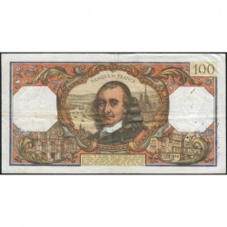 F 65-22 - 02/05/1968 - 100 francs - Corneille - Série W.334 - Remplacement - Etat : TTB-