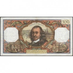 F 65-35 - 01/04/1971 - 100 francs - Corneille - Série W.545 - Remplacement - Etat : TTB-