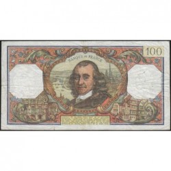 F 65-60 - 02/12/1977- 100 francs - Corneille - Série A.1141 - Etat : TB-