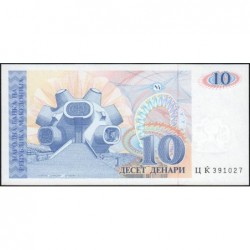 Macédoine - Pick 9 - 10 denars - 1993 - Etat : NEUF