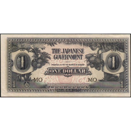 Malaisie Britannique - Gouv. Japonais - Pick M 5c - 1 dollar - Série MO - 1942 - Etat : SUP+