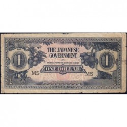 Malaisie Britannique - Pick M 5c - 1 dollar - Série MS - 1942 - Etat : B+