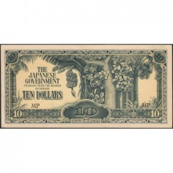 Malaisie Britannique - Pick M 7c - 10 dollars - Série MP - 1942 - Etat : SPL