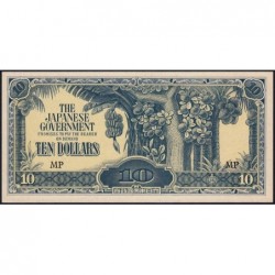 Malaisie Britannique - Pick M 7c - 10 dollars - Série MP - 1942 - Etat : NEUF