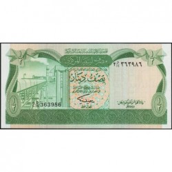 Libye - Pick 43b - 1/2 dinar - Série 2 D/16 - 1981 - Etat : NEUF