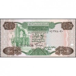 Libye - Pick 47 - 1/4 dinar - Série 3 E/4 - 1984 - Etat : NEUF