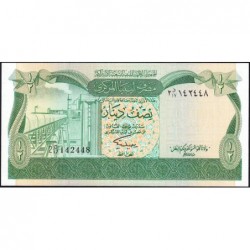 Libye - Pick 43b - 1/2 dinar - Série 2 D/17 - 1981 - Etat : NEUF