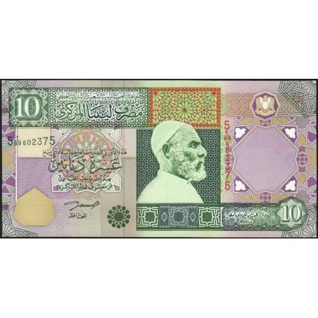 Libye - Pick 66 - 10 dinars - Série 5A/89 - 2002 - Etat : NEUF