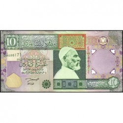 Libye - Pick 66 - 10 dinars - Série 5 A/96 - 2002 - Etat : TTB+