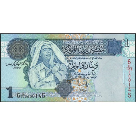 Libye - Pick 68b - 1 dinar - Série 6C/102 - 2008 - Etat : NEUF