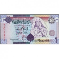 Libye - Pick 71 - 1 dinar - Série ‭7 ج/51 - 2009 - Etat : NEUF