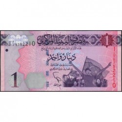 Libye - Pick 76 - 1 dinar - Série ‭1 ا/1 - 2013 - Etat : NEUF