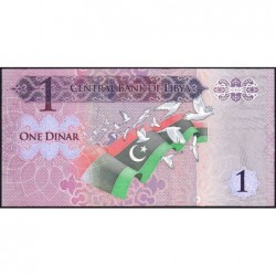 Libye - Pick 76 - 1 dinar - Série 1A/2 - 2013 - Etat : NEUF