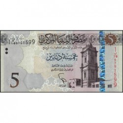 Libye - Pick 81 - 5 dinars - Série ‭1 ب/16 - 2015 - Etat : NEUF