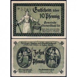 Allemagne - Notgeld - Oberweissbach - 10 pfennig - 01/07/1921 - Etat : NEUF