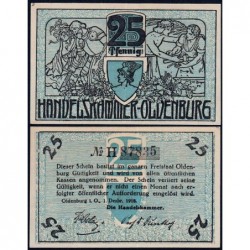 Allemagne - Notgeld - Oldenburg-in-Holstein - 25 pfennig - Série H - 01/12/1918 - Etat : NEUF