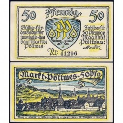 Allemagne - Notgeld - Pöttmes - 50 pfennig - 1921 - Etat : SPL