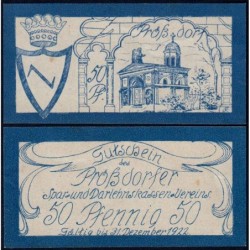 Allemagne - Notgeld - Prossdorf - 50 pfennig - 1922 - Etat : SPL