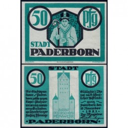 Allemagne - Notgeld - Paderbron - 50 pfennig - 10/11/1921 - Etat : pr.NEUF