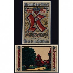 Allemagne - Notgeld - Preetz - 50 pfennig - Lettre R - 04/1921 - Etat : NEUF