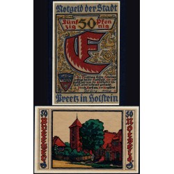 Allemagne - Notgeld - Preetz - 50 pfennig - Lettre E - 04/1921 - Etat : NEUF