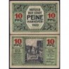 Allemagne - Notgeld - Peine - 10 pfennig - 03/06/1920 - Etat : TTB+