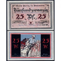 Pologne - Notgeld - Pyritz (Pyrzyce) - 25 pfennig - 01/02/1921 - Etat : SPL