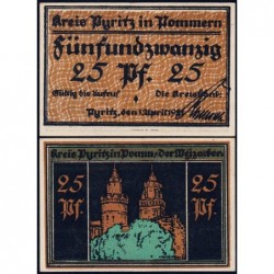 Pologne - Notgeld - Pyritz (Pyrzyce) - 25 pfennig - 01/04/1921 - Etat : NEUF