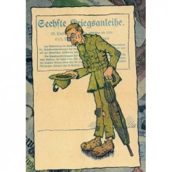 Allemagne - Affiche caricaturale sur l'hyperinflation monétaire - 1924 - Etat : SUP