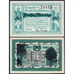 Pologne - Notgeld - Patschkau (Paczkow) - 50 pfennig - 1921 - Etat : NEUF