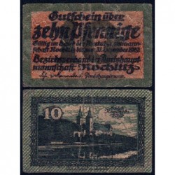 Allemagne - Notgeld - Rochlitz - 10 pfennig - 1919 - Etat : TB