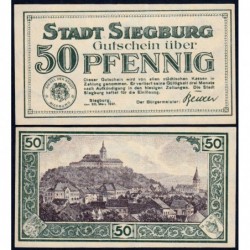 Allemagne - Notgeld - Siegburg - 50 pfennig - 20/03/1921 - Etat : NEUF