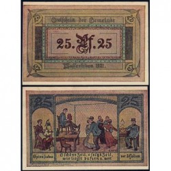 Allemagne - Notgeld - Wasserleben - 25 pfennig - 1921 - Etat : pr.NEUF