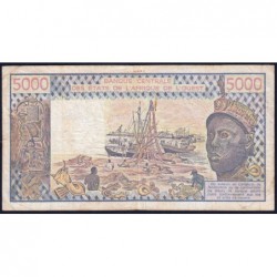 Mali - Pick 407Dg - 5'000 francs - Série T.8 - 1986 - Etat : TB-