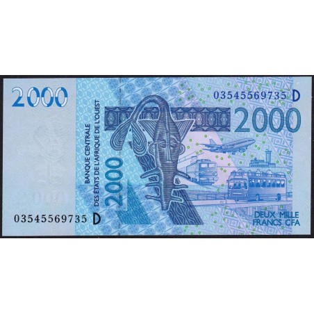 Mali - Pick 416Da - 2'000 francs - 2003 - Etat : NEUF